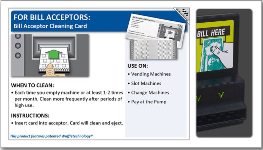 Capture BAC 1024x582 - Kicteam Bill Acceptor Cleaning Card KW3-BMB15M