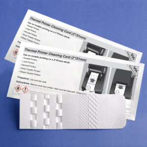 Kicteam Thermal Printer Cleaning Card (2in/51mm) KW3-T26B15