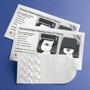 Kicteam Printer Cleaning Card (3in/76mm) KW3-T36B15