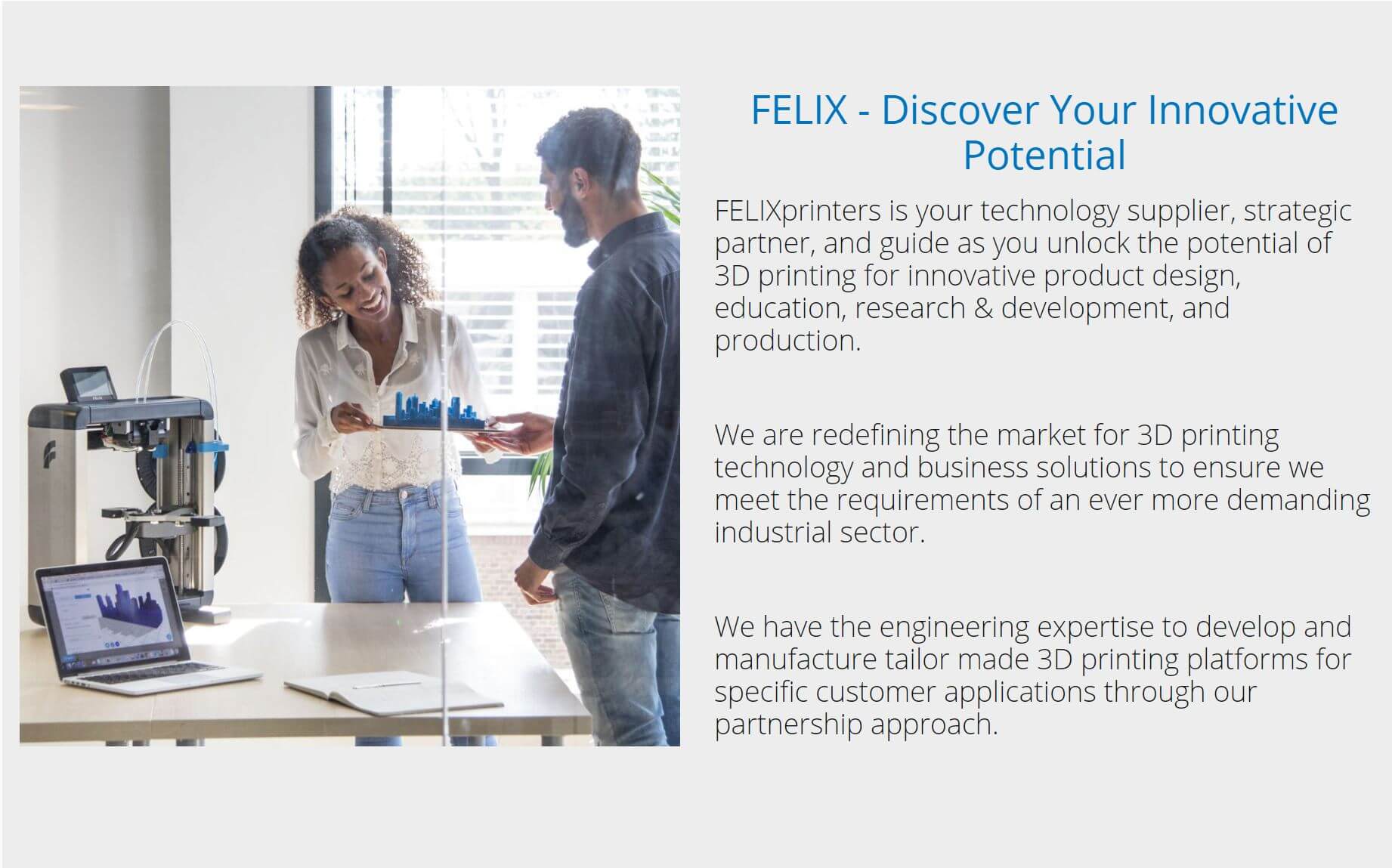 Capture Felix1 1 - FELIX Pro 3 Touch Dual Extruder 3D Printer