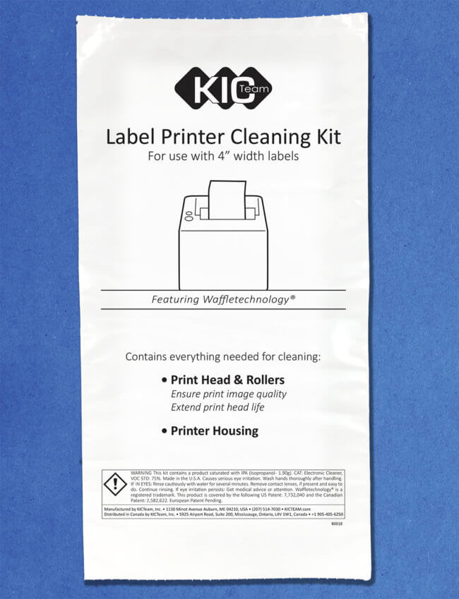 Label Printer 650x849 - KICTeam Grab N Go Label Printer Cleaning Kit KW3-KLPN1