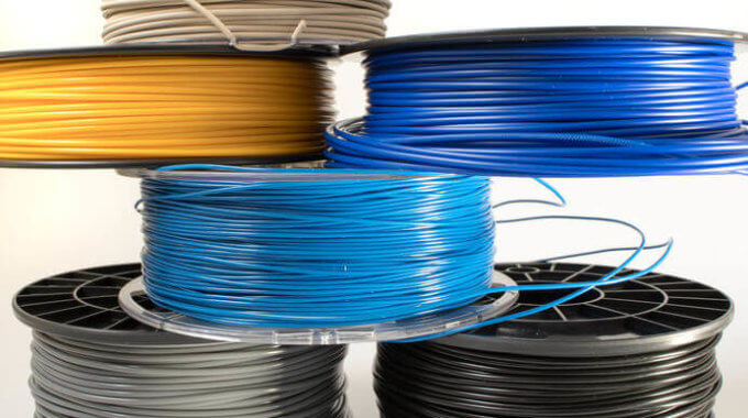 3d Printer Filament Stacked