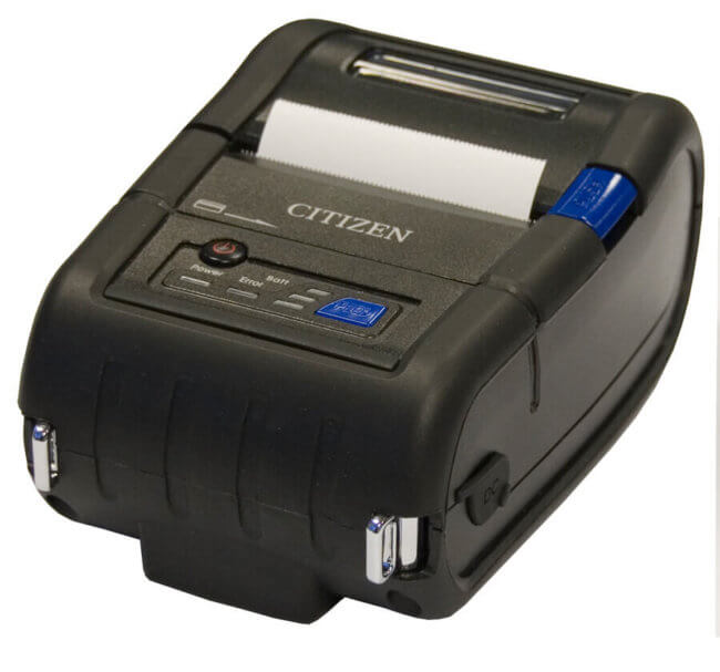CMP 20II 650x607 - Citizen Systems CMP-20II Mobile Printer CMP-20IIBTIUC
