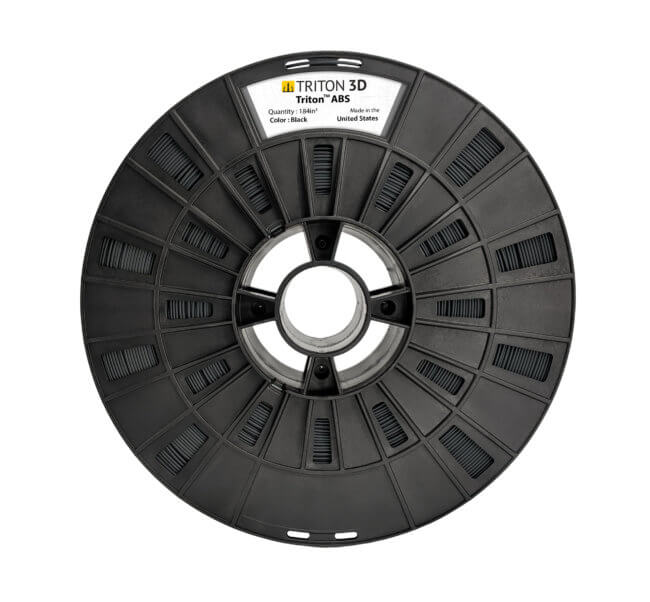 ABS Black 184 scaled 650x602 - Triton ABS 184in Filament for Fortus ® 360/400/900MC Printers ABS-M30-184