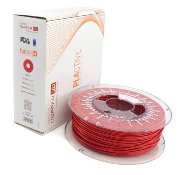 PLAC 1 650x613 - 3D Printlife Copper 3D PLACTIVE AN1 Antimicrobial PLA Filament PLAC