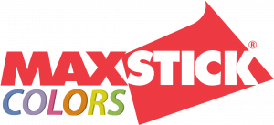 maxstick colors logo 300x137 2 - MAXStick PLUSD in Colors - Liner Less Diamond Adhesive Label Paper